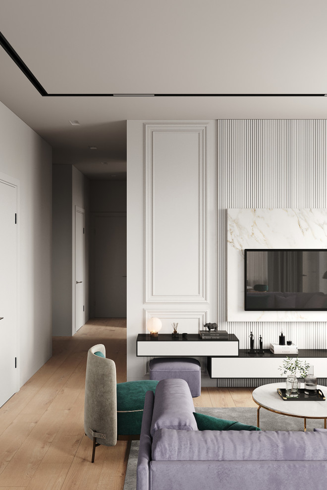 Обложка проекта: Квартира в стиле неоклассика