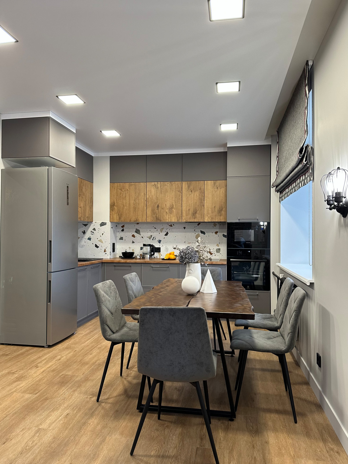 Дизайн-проект в современном стиле, с элементами лофта