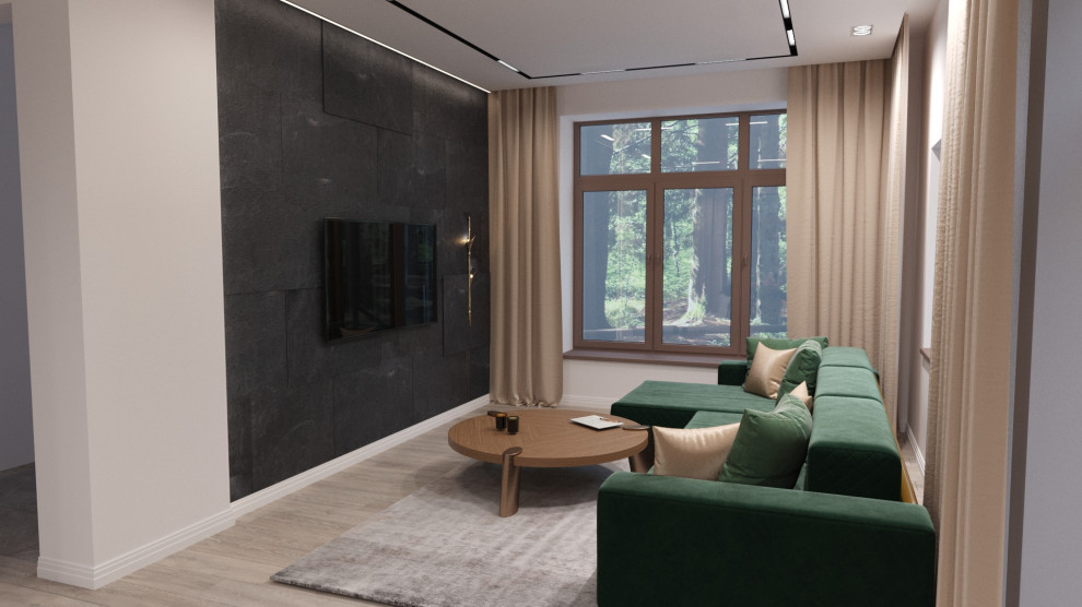 Кухня-гостиная в частном доме