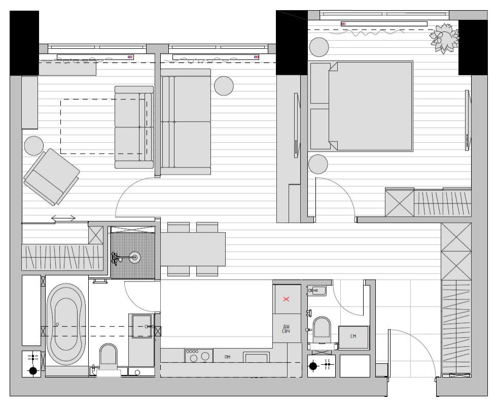 планировочное решение