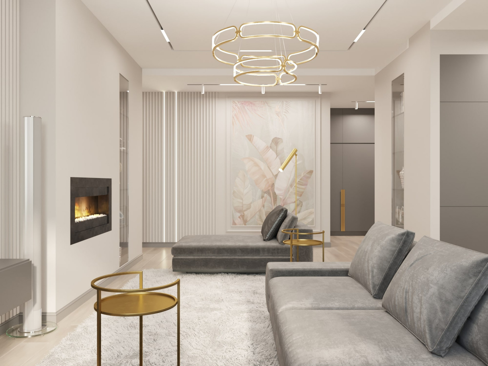 Элегантная неоклассика в бежево-серых тонах