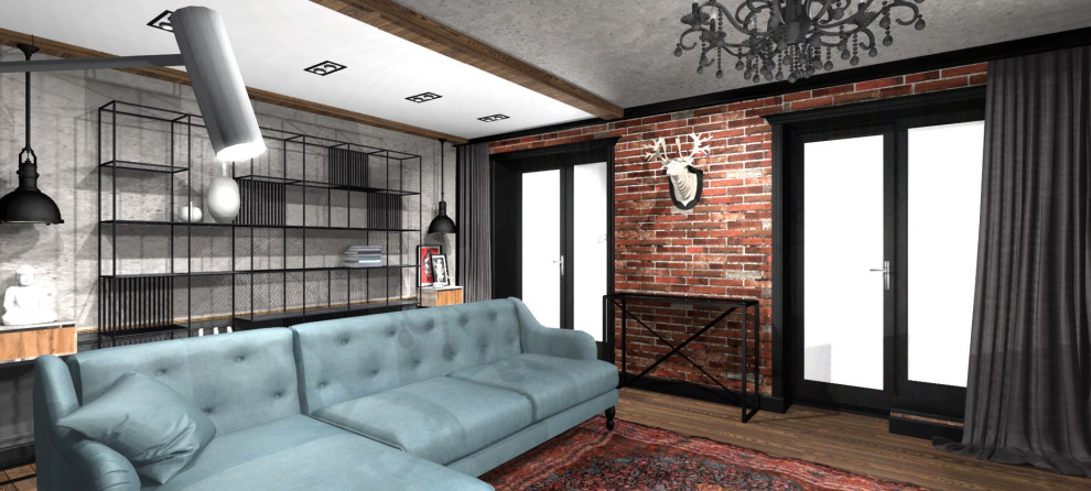 Дом в смешанном стиле