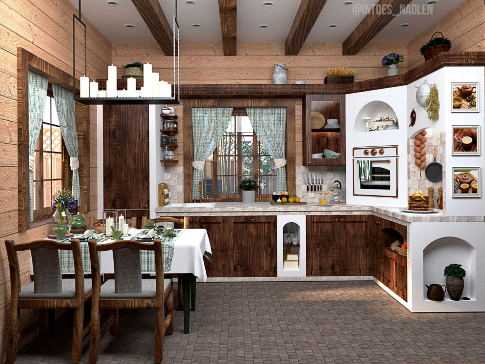 Шале в доме из клееного бруса