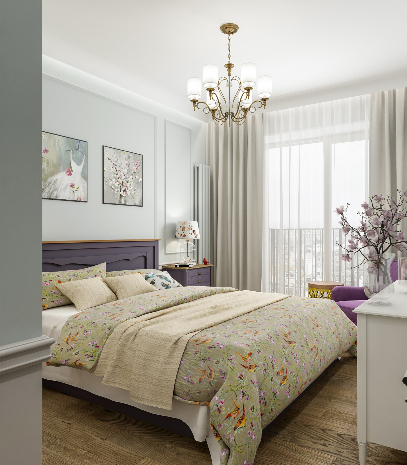 Проект интерьера 4-комнатной квартиры 115 кв.м в ЖК «Черняховского 19»