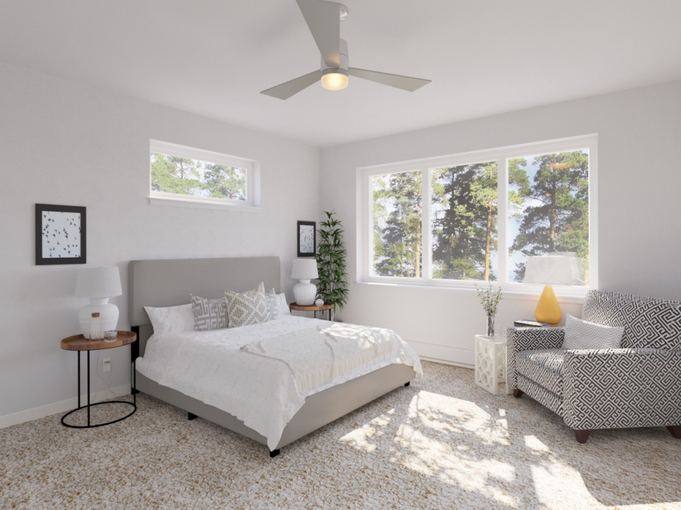 спальня в скандинавском стиле