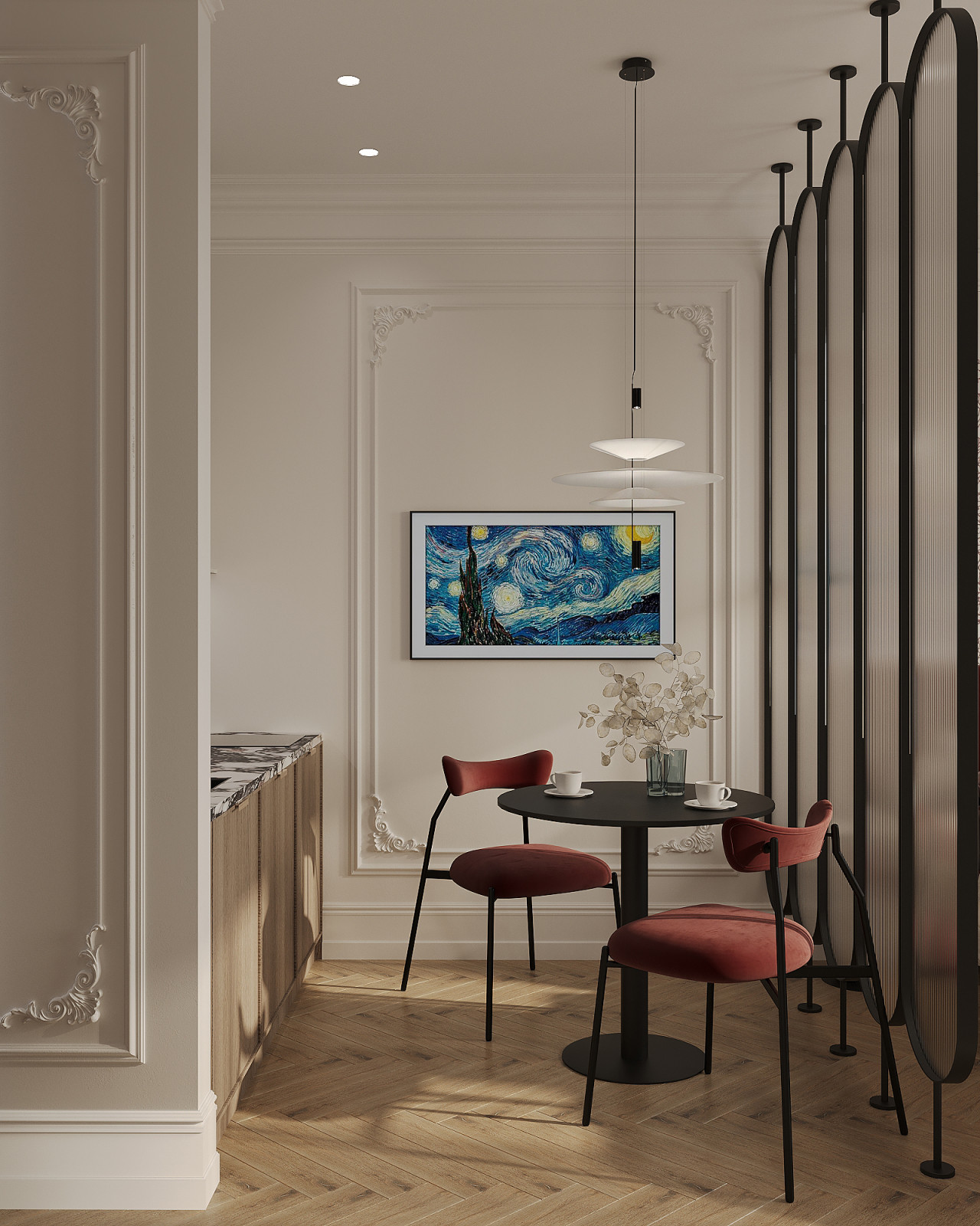 Студия для молодой девушки