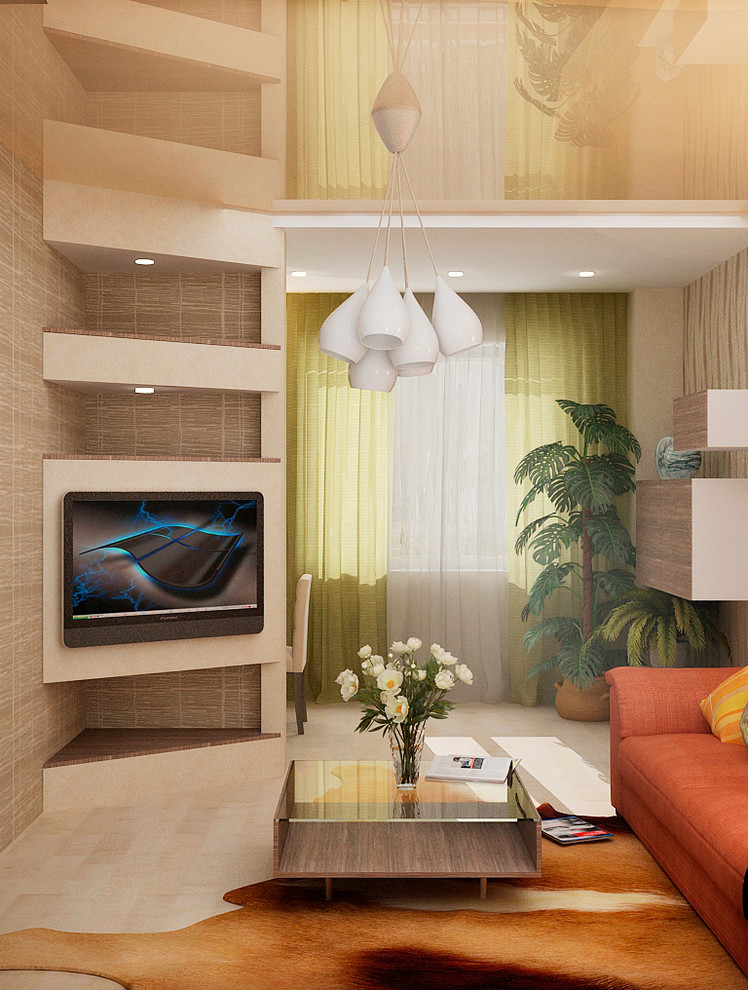 Яркая гостиная