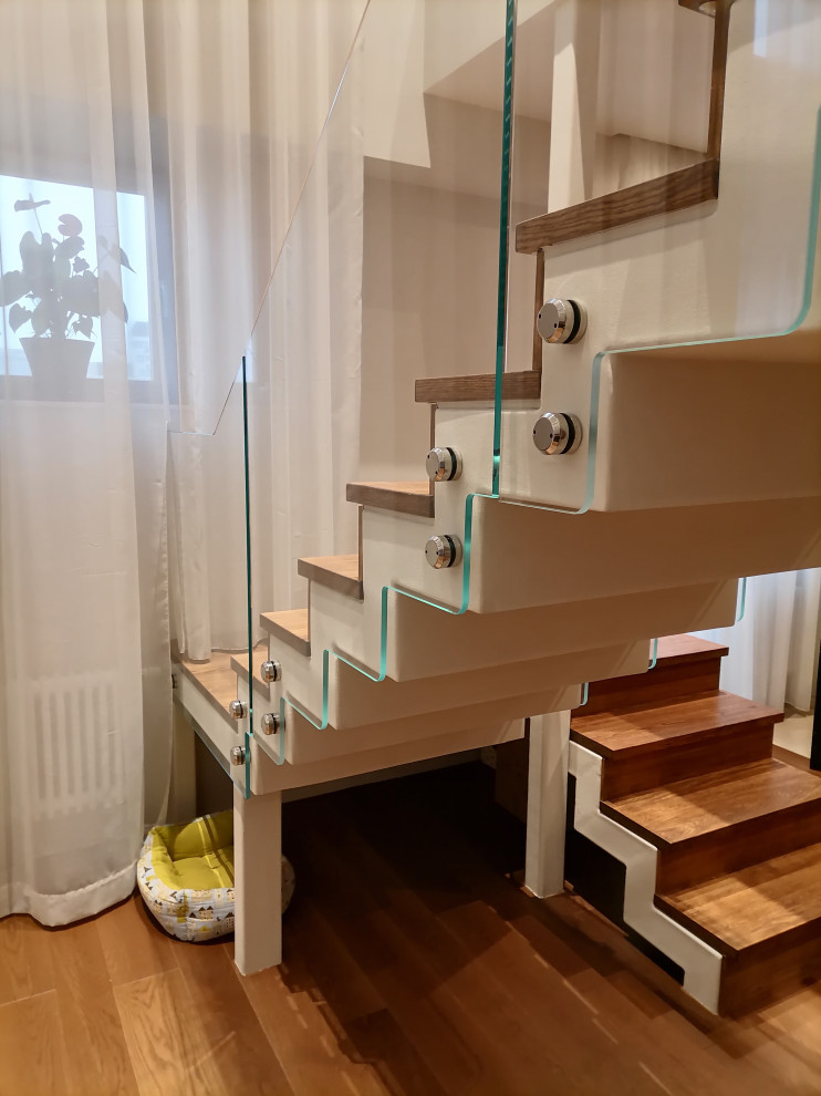 Перила из  стекла