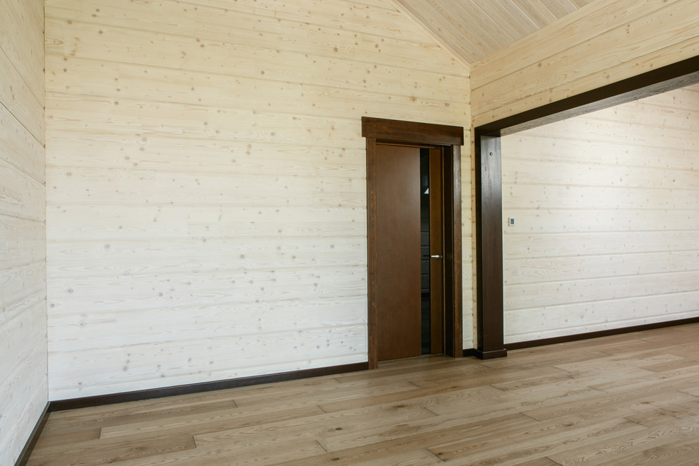 Интерьер дома из клееного бруса