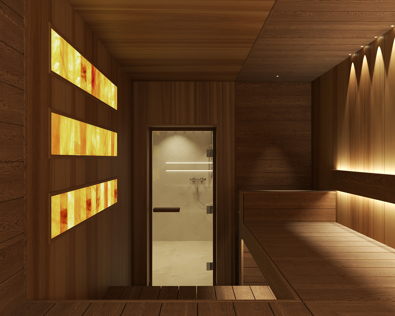Дизайн-проект сауны с гималайской солью