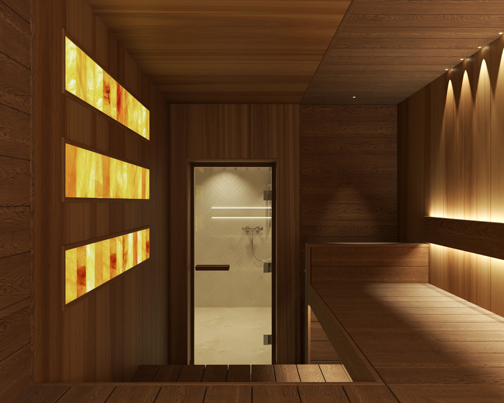 Дизайн-проект сауны с гималайской солью