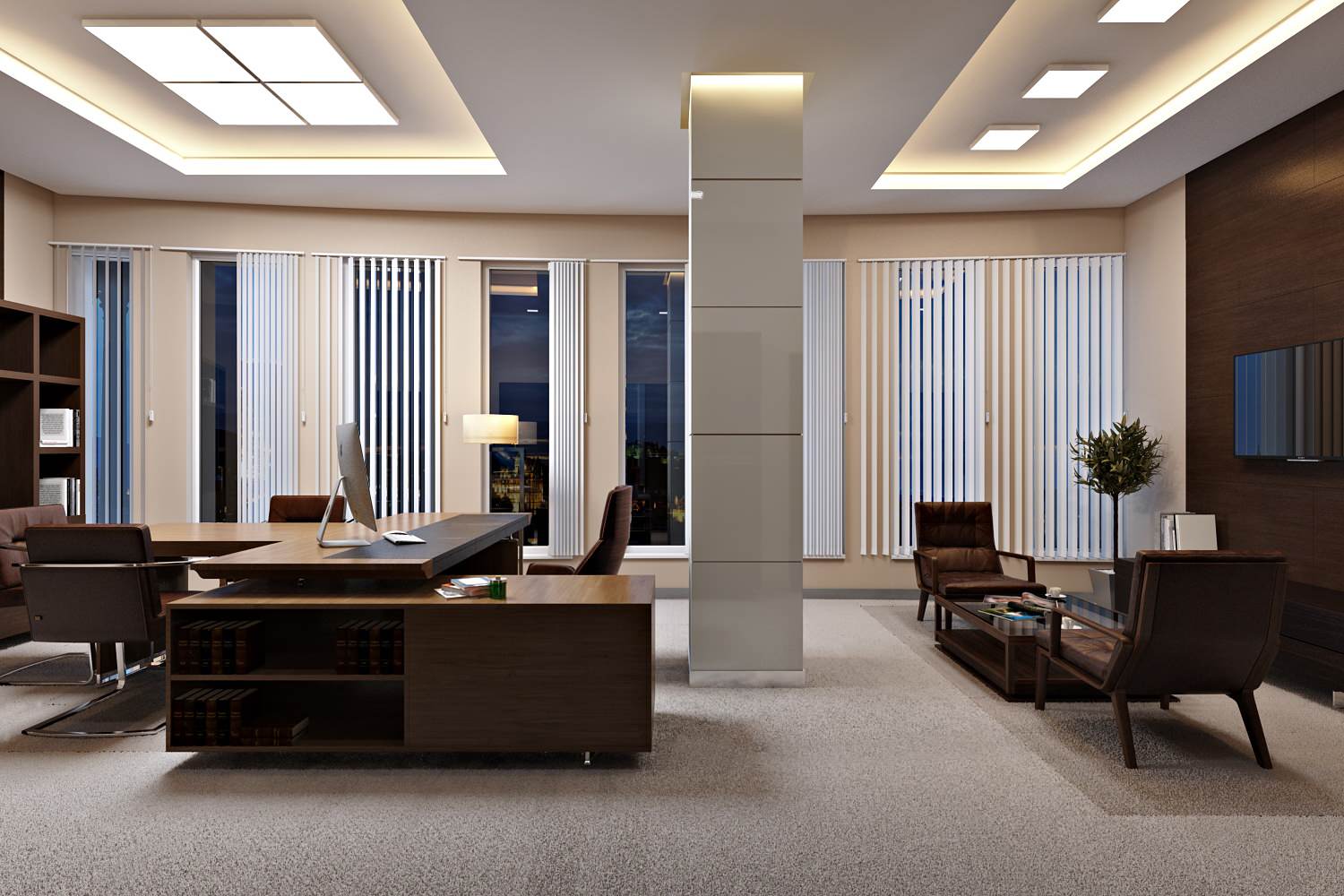 Дизайн интерьера административно-делового центра в Новой Москве