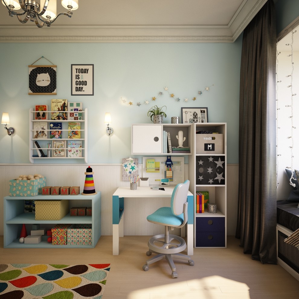 Светлый дом в неоклассическом стиле