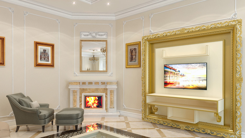 Интерьеры особняка 845 кв.м. в Свердловской области