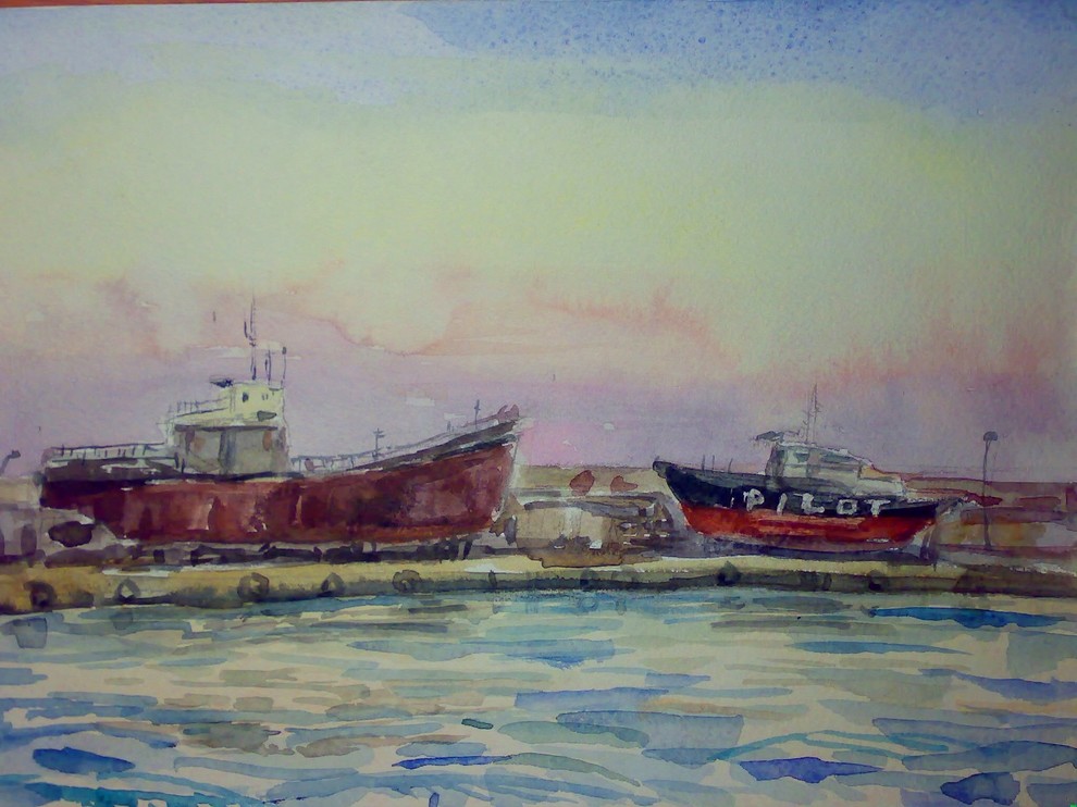 картины акварелью