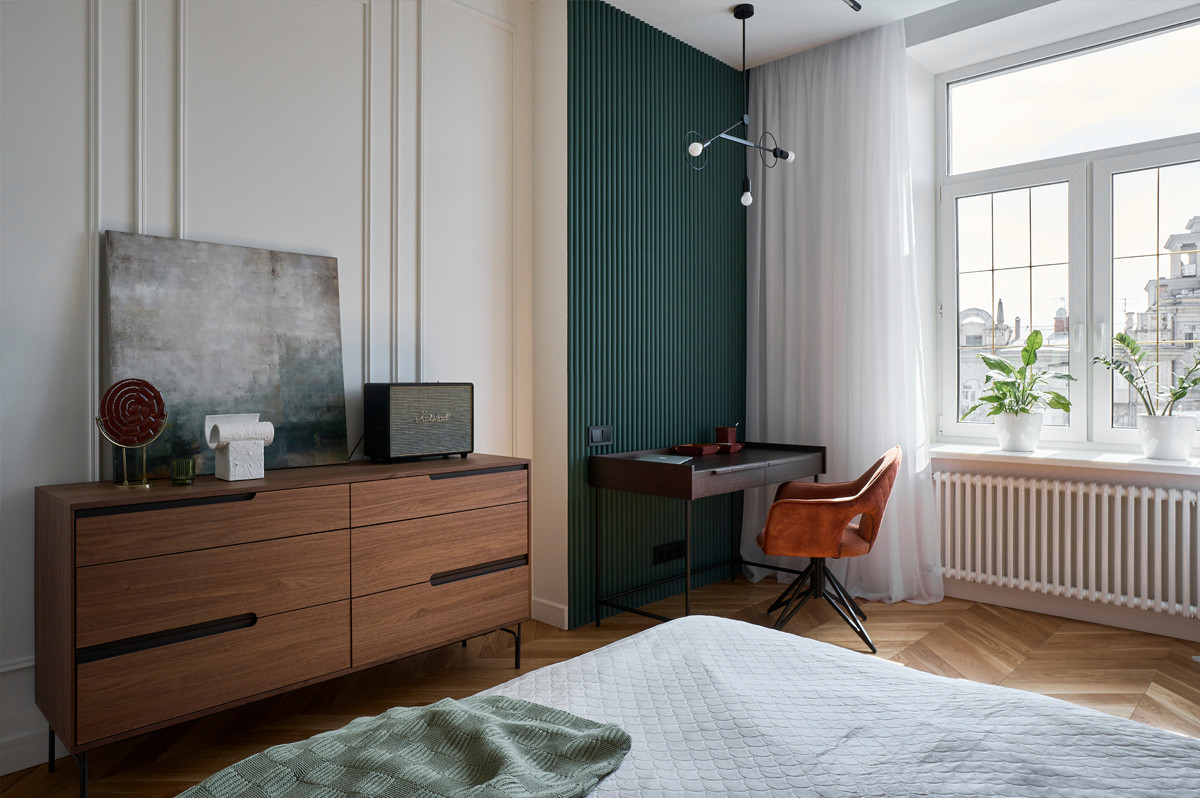 Дизайн  квартиры в стиле Mid-century