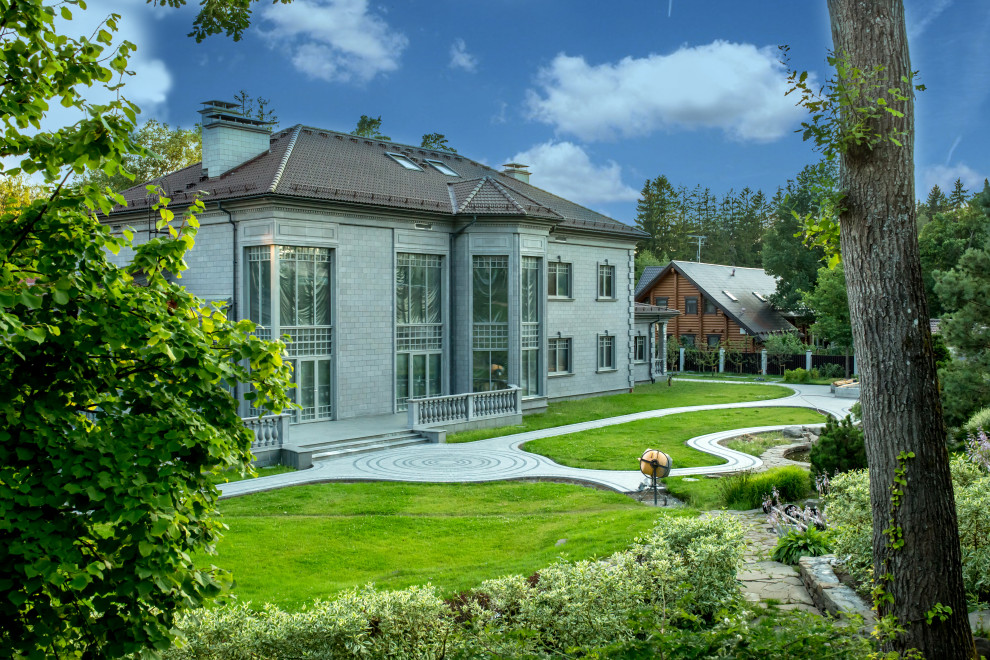 Классический особняк под Петербургом 1800м2