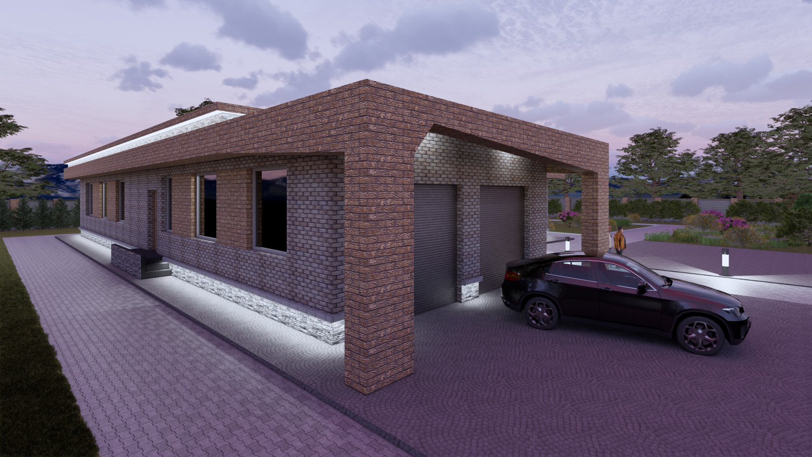 Современный модный жилой дом в Екатеринбурге