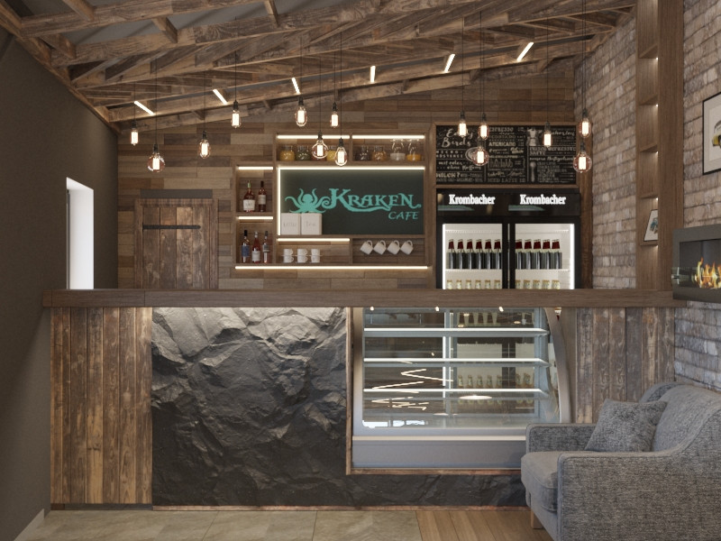 Кафе в студии детейлинга "Кракен" в г. Артем