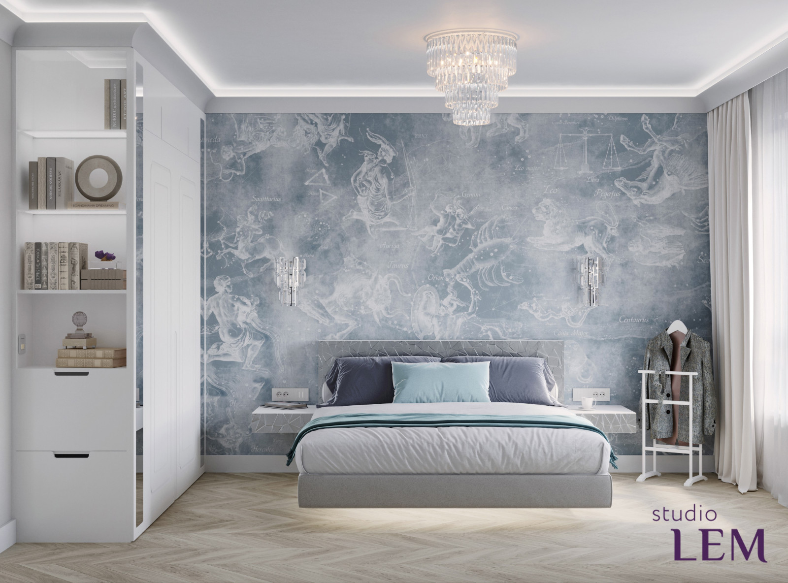 Современная классика; Новостройка в Москве; 70 м2