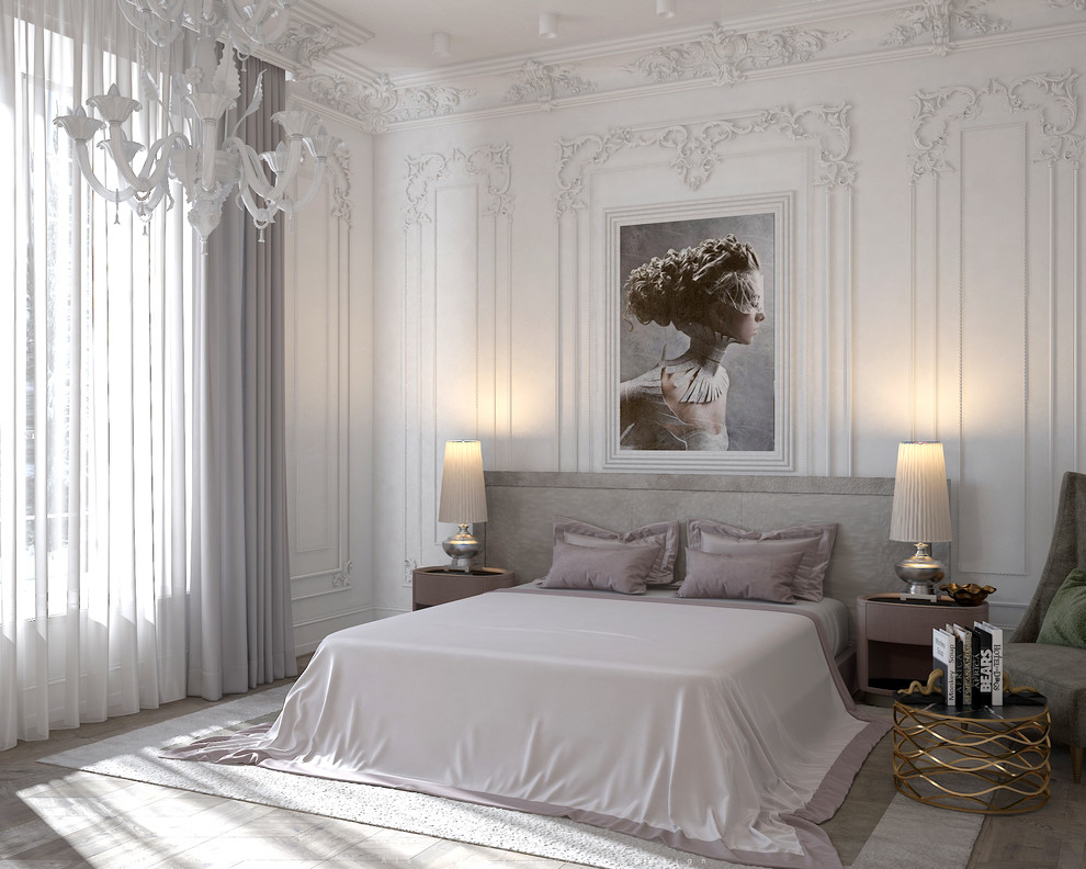 Обложка проекта: Спальня в стиле современная классика