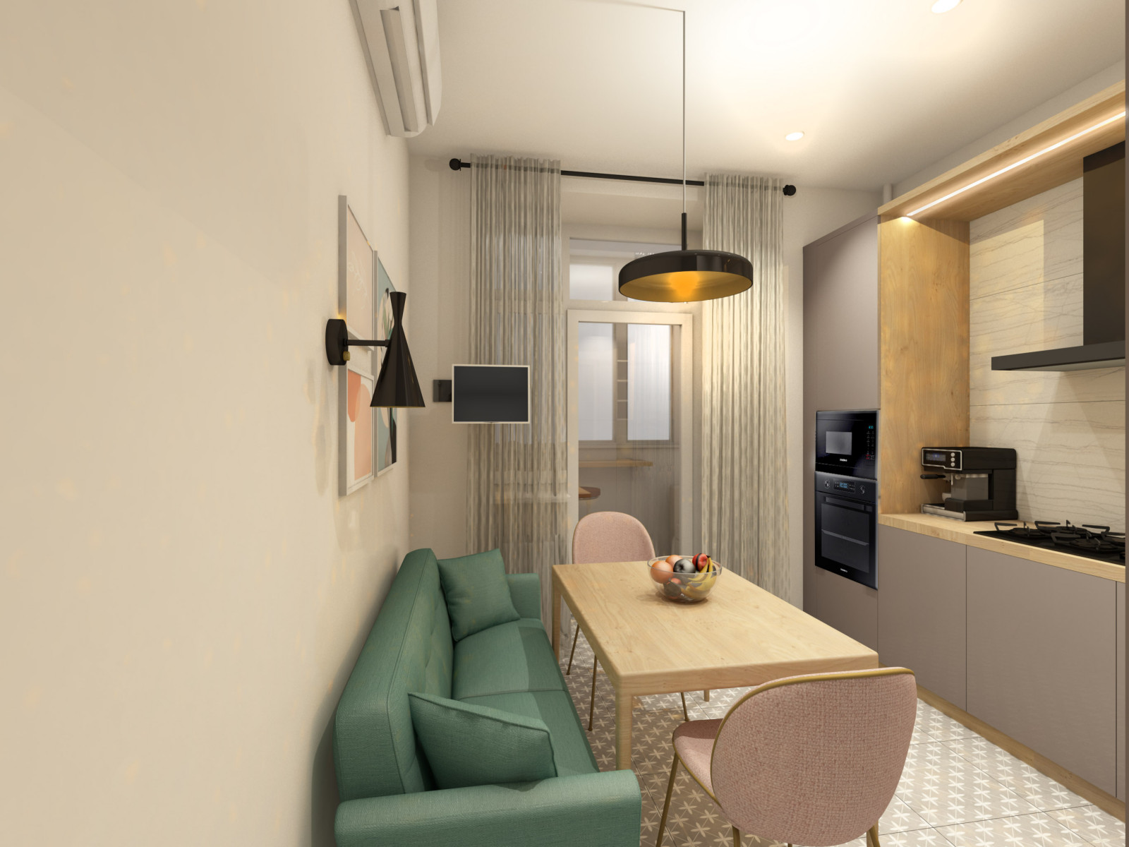 Квартира для девушки.