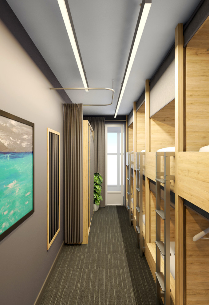 Капсульный отель-хостел