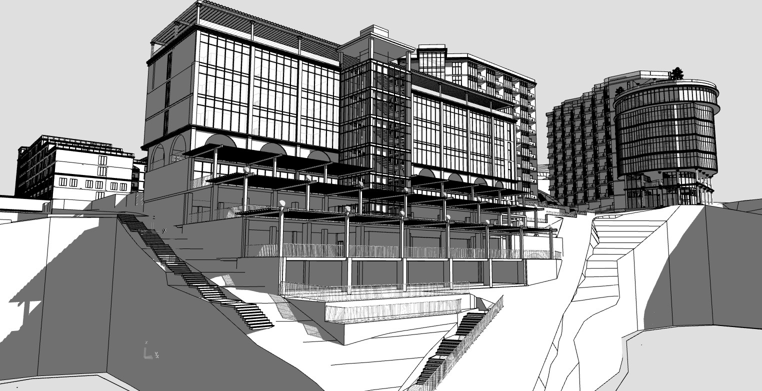 Эскизный проект развития санатория "Кудепста"