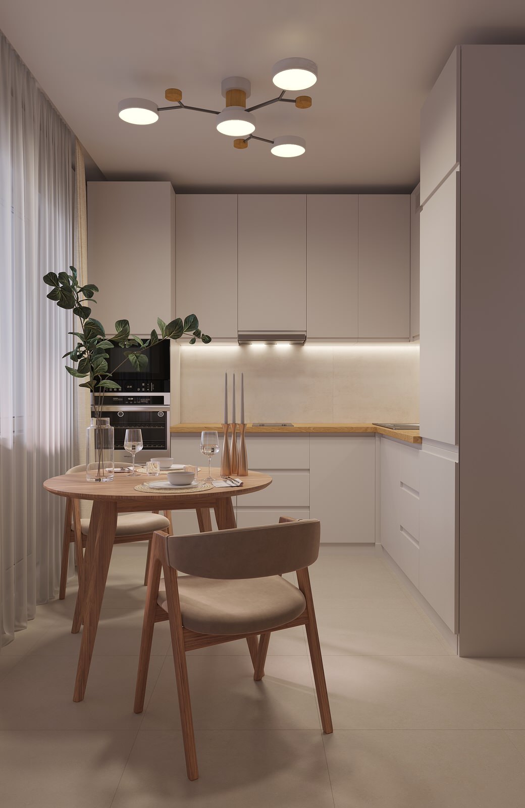 Обложка проекта: Двухкомнатная квартира для молодой пары