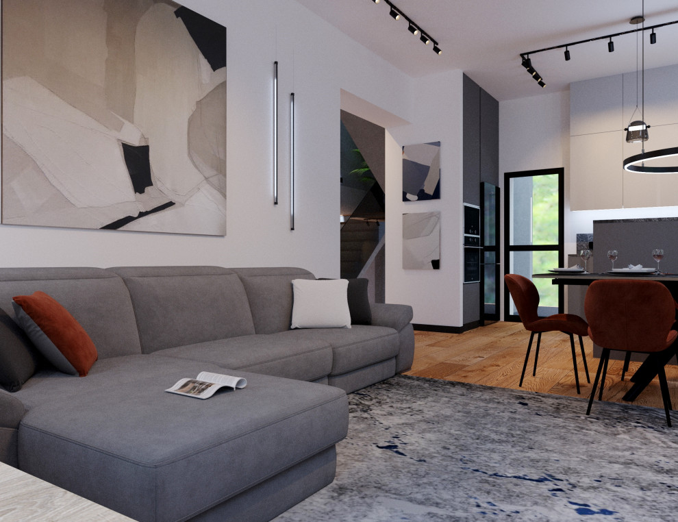 Интерьер загородного дома на Лесной, г.Красноярск.