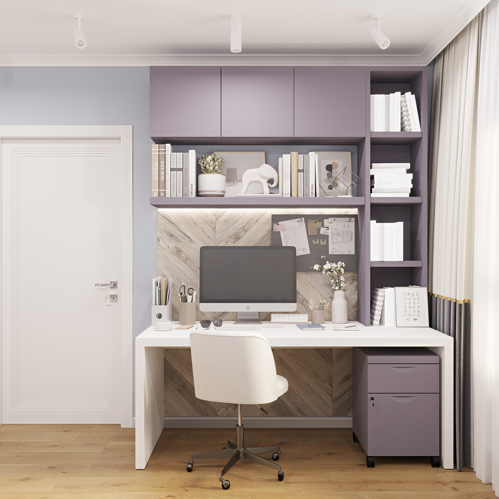 Дизайн-проект квартиры ЖК Поколения. S=78,3 м2