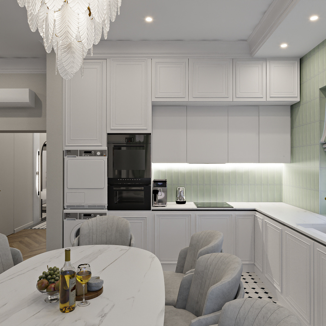 Дом по мотивам неоклассики