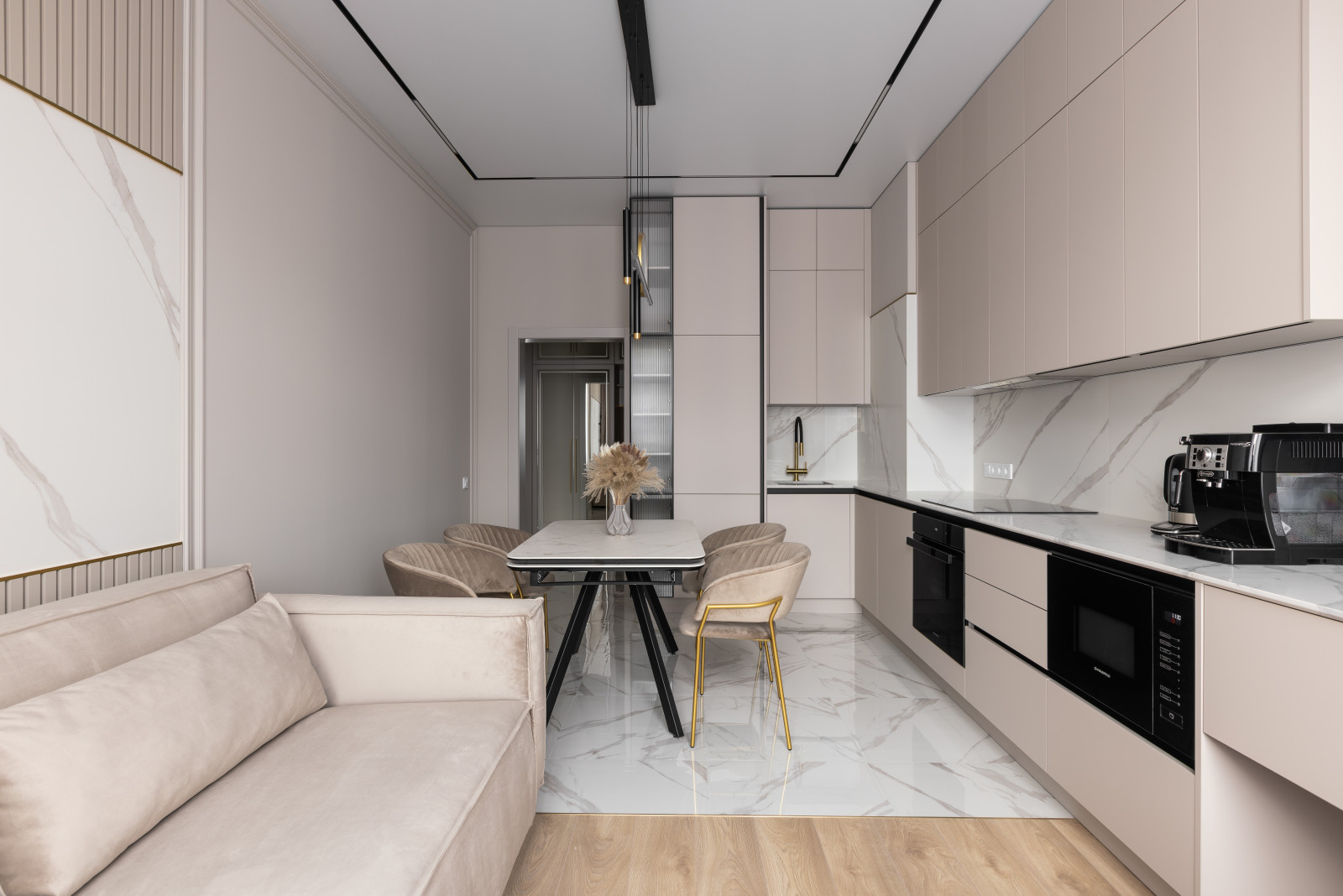 Светлая квартира в цвете кашемир