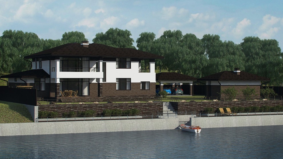 Обложка проекта: Частный дом на реке Мёша