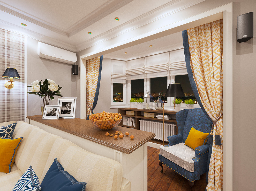 Современная классика в обычной квартире