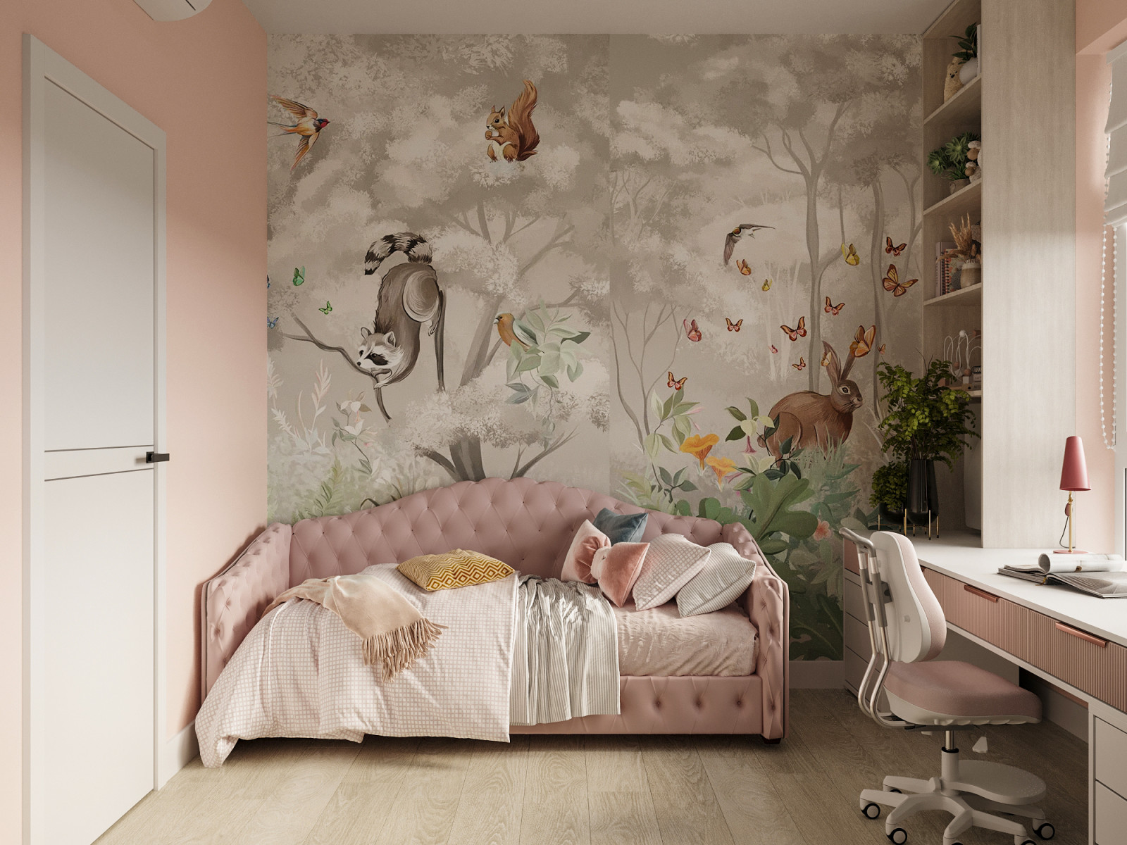 Современная квартира для семьи с двумя детьми