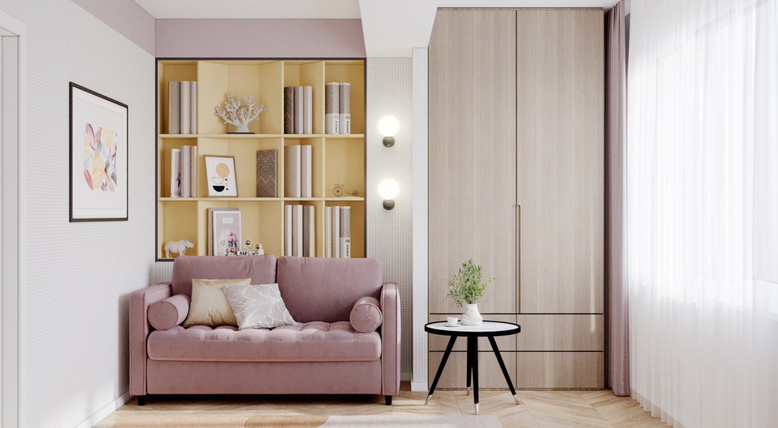 Сканди в ЖК "Серебрянный бор"