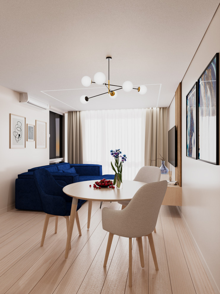 Однокомнатная квартира в смешанном стиле