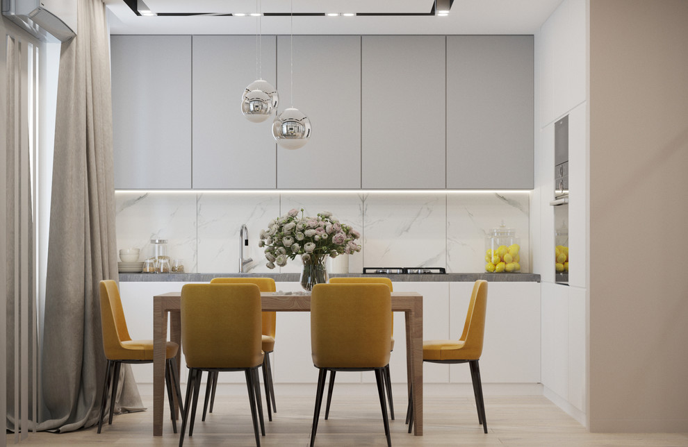 Проект трехкомнатной квартиры на Малом переулке