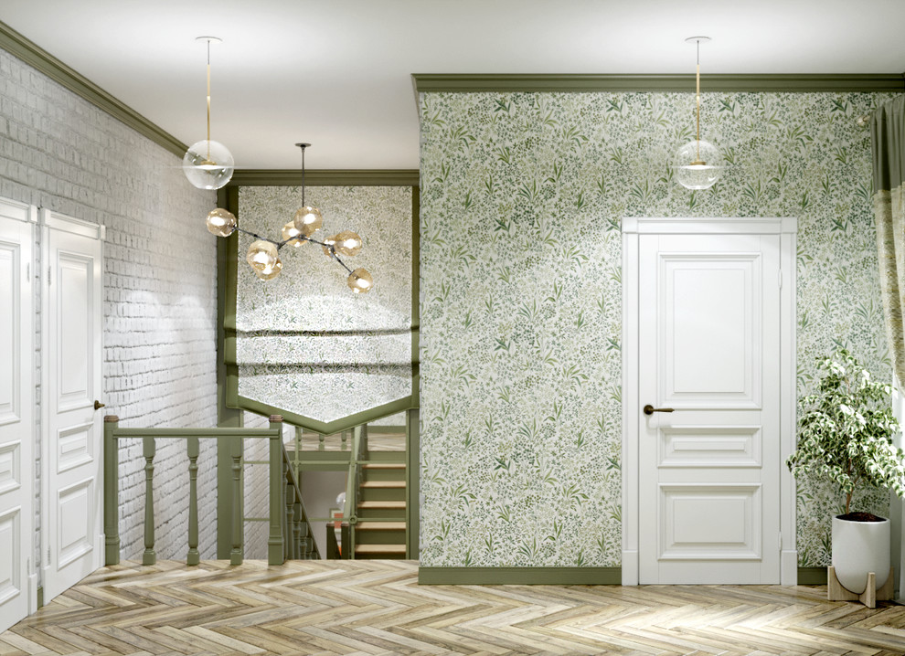 Загородный дом в оливковых тонах