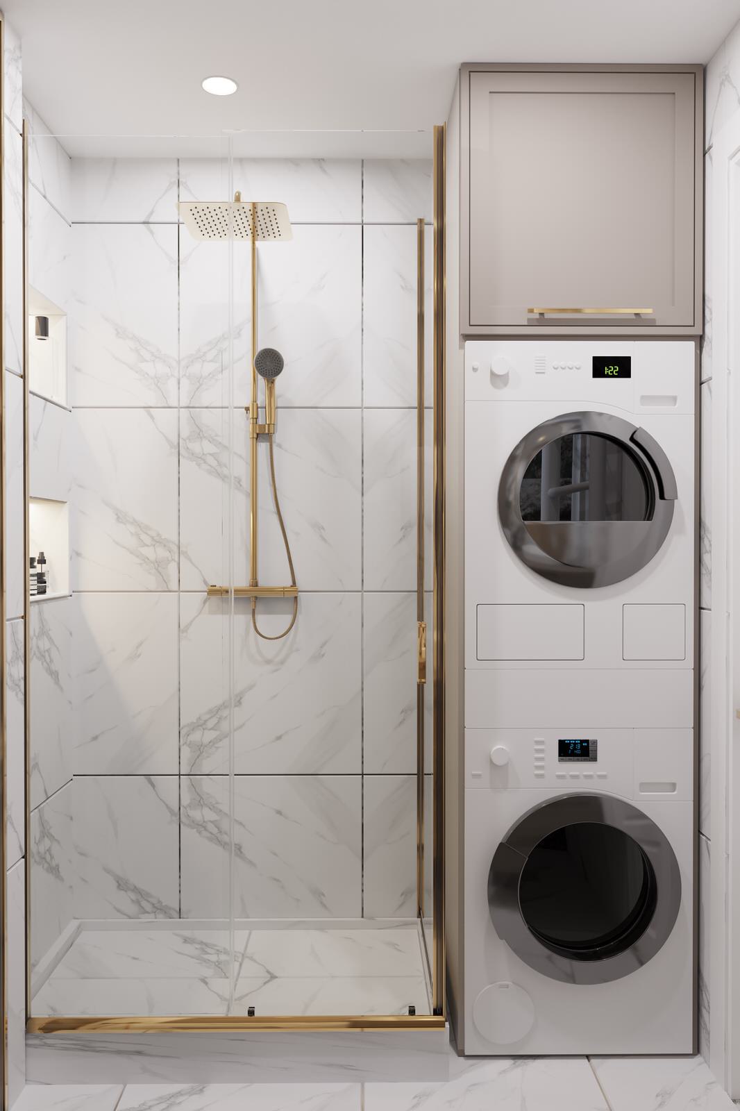 Обложка проекта: Ванная в ЖК Каширка Лайк by KONDAKOVA.DESIGN