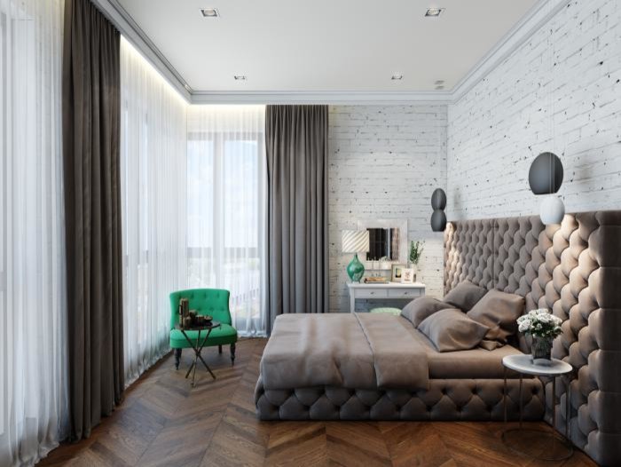 Интерьер спальни от Александры Мироновой