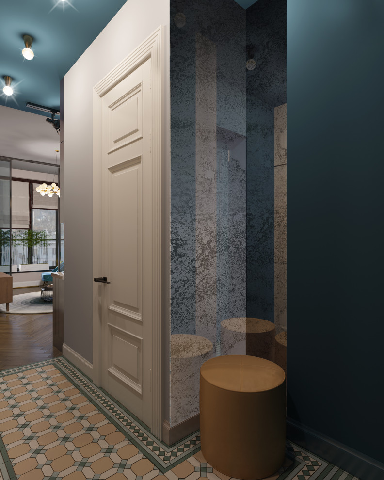 Interior design of a residential flat in The housing complex "Dynasty" at Moscow