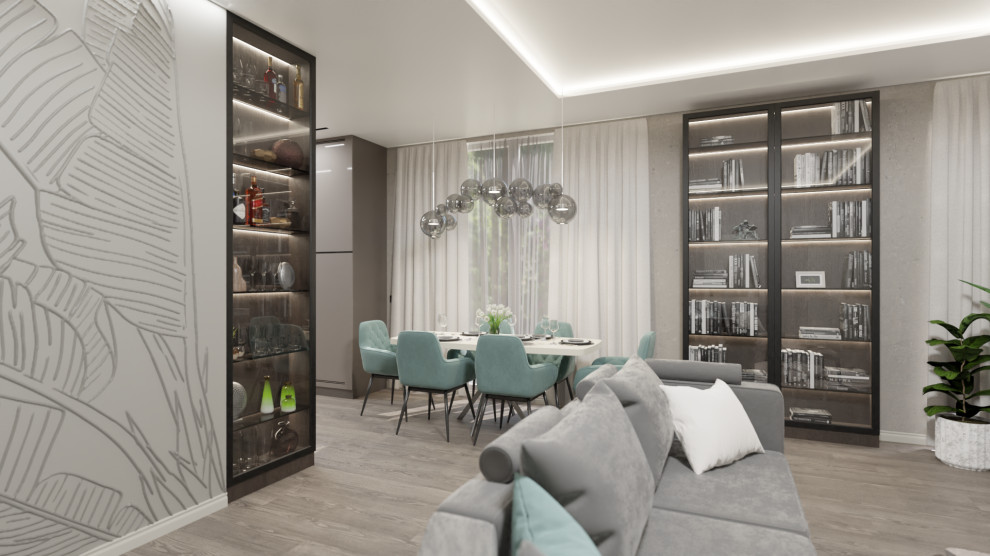 Обложка проекта: Проект кухни-гостиннтй