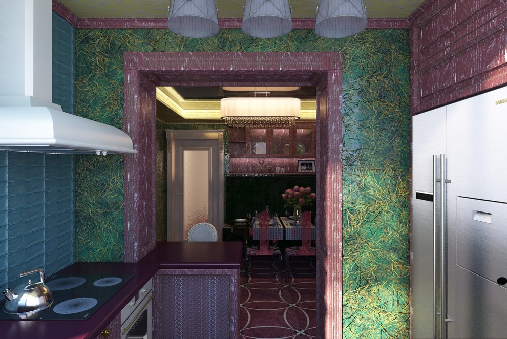 Дизайн интерьера в очень эклектичном стиле