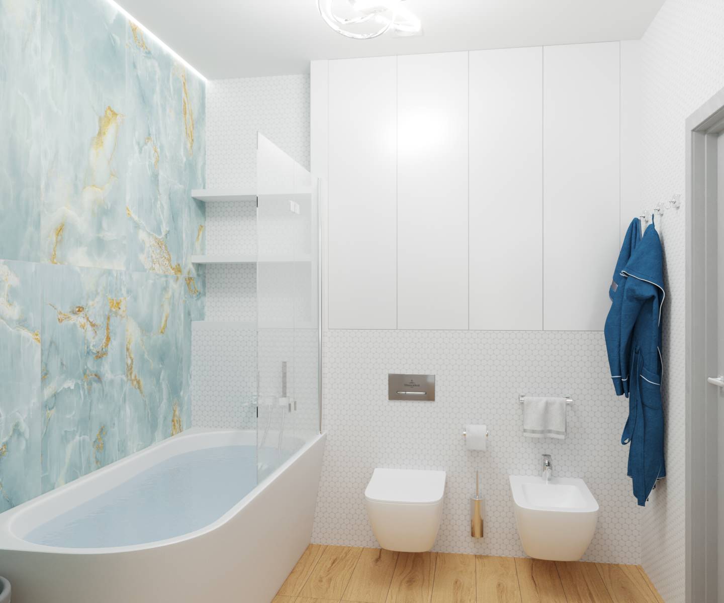 Таунхаус с большой ванной