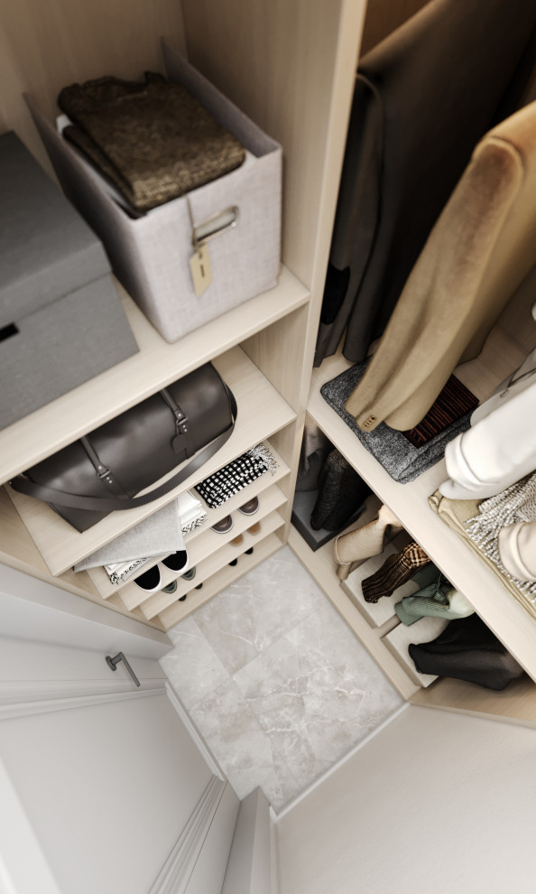 Гардеробная в квартире 82 м кв