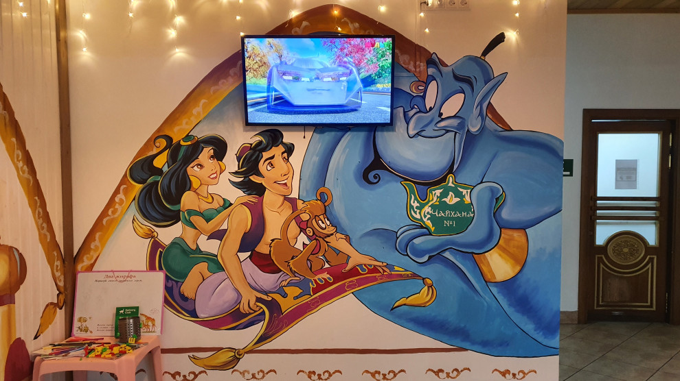 роспись стен в "Чайхана №1"