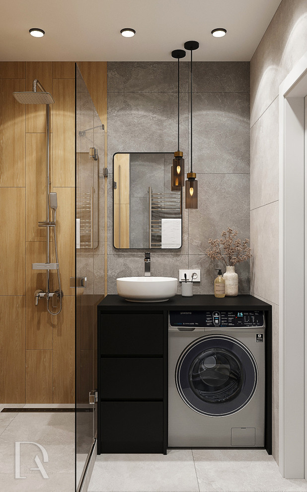 Санузел с душевой 3 м2