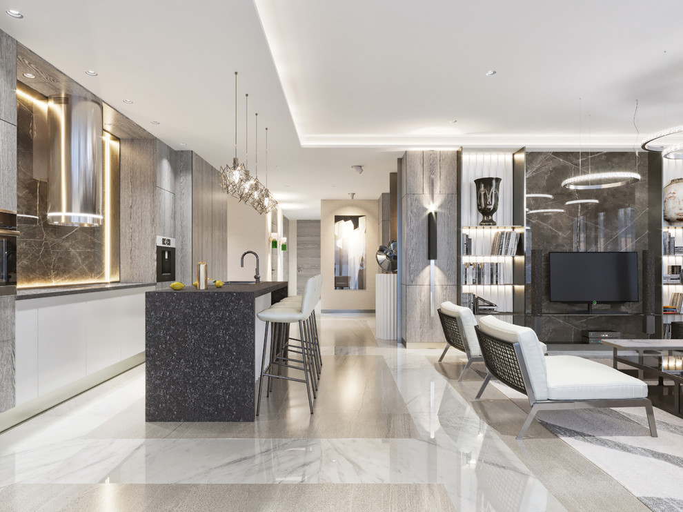 проект апартаментво башня "Сантк-Петербург" 267м2, в соавт с Коляков С.С. 2019